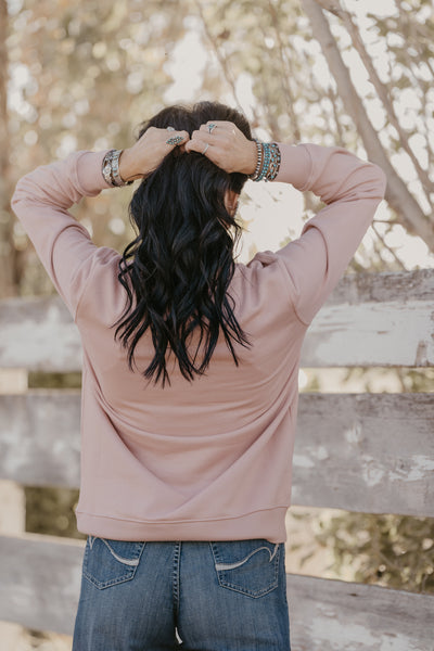 Misty Rose Sweatshirt