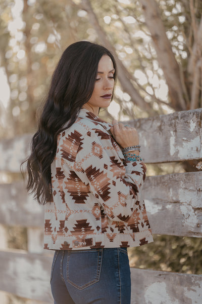 Lainey Aztec Jacket by Wrangler