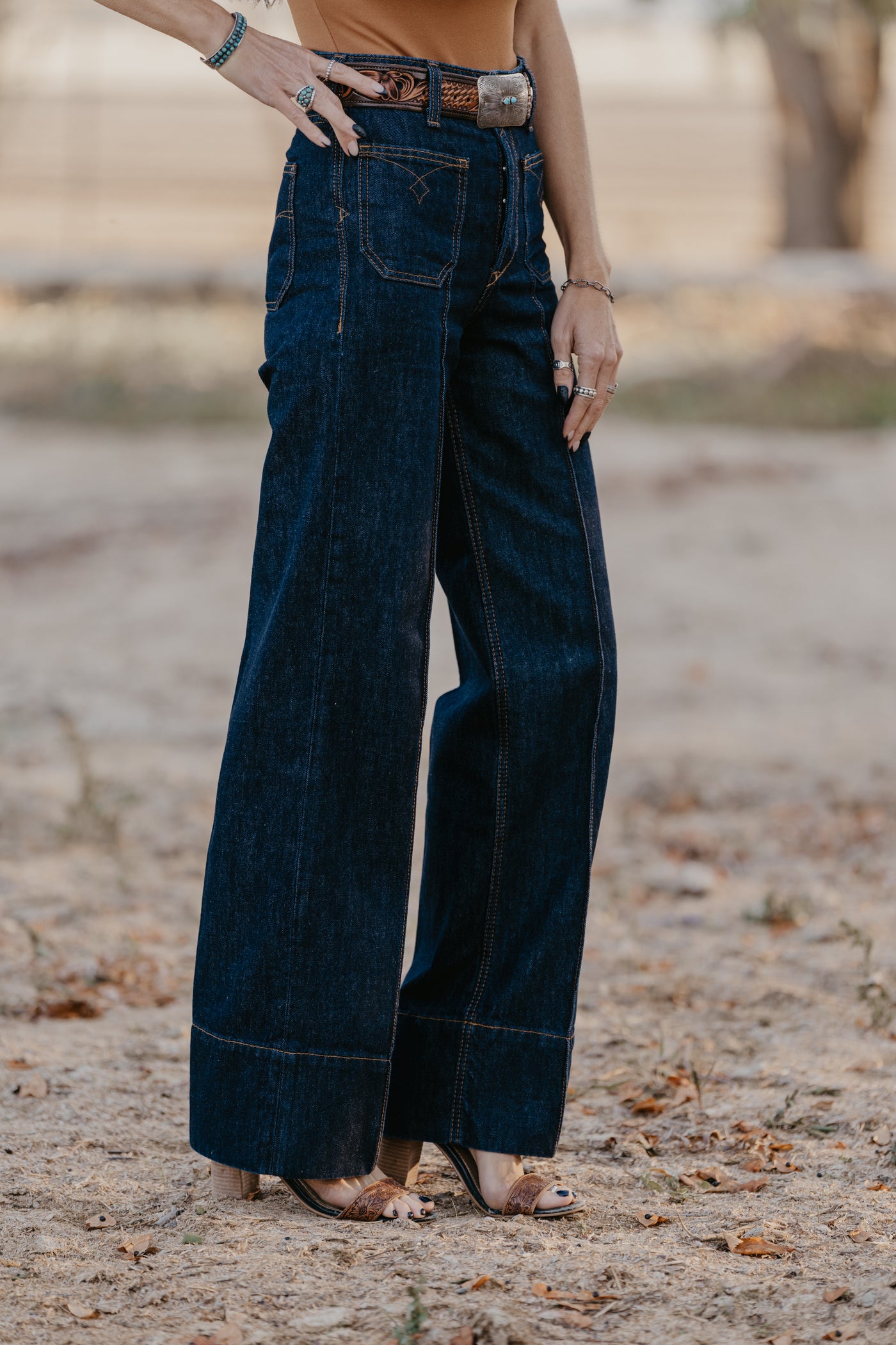 Pecos Wide Leg Tomboy Jeans