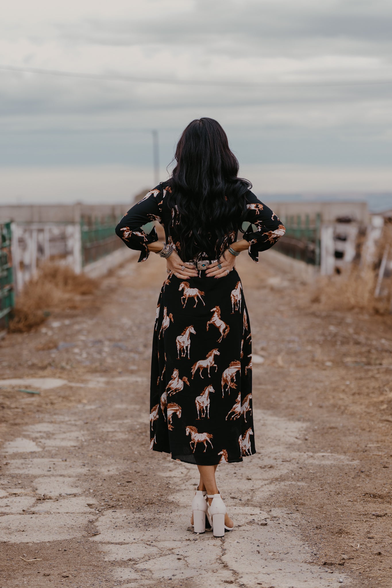 The Vaquera Dress - Black