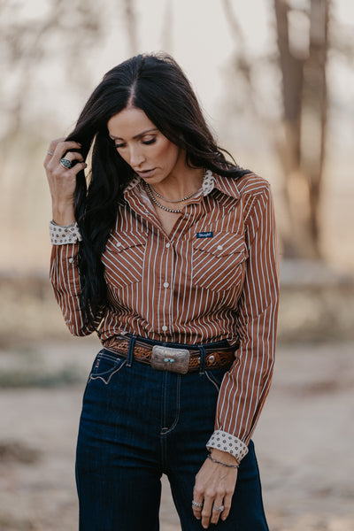 Ridley Pearl Snap Top