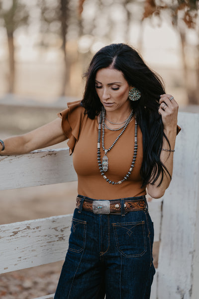 The Jennings Body Suit - Caramel