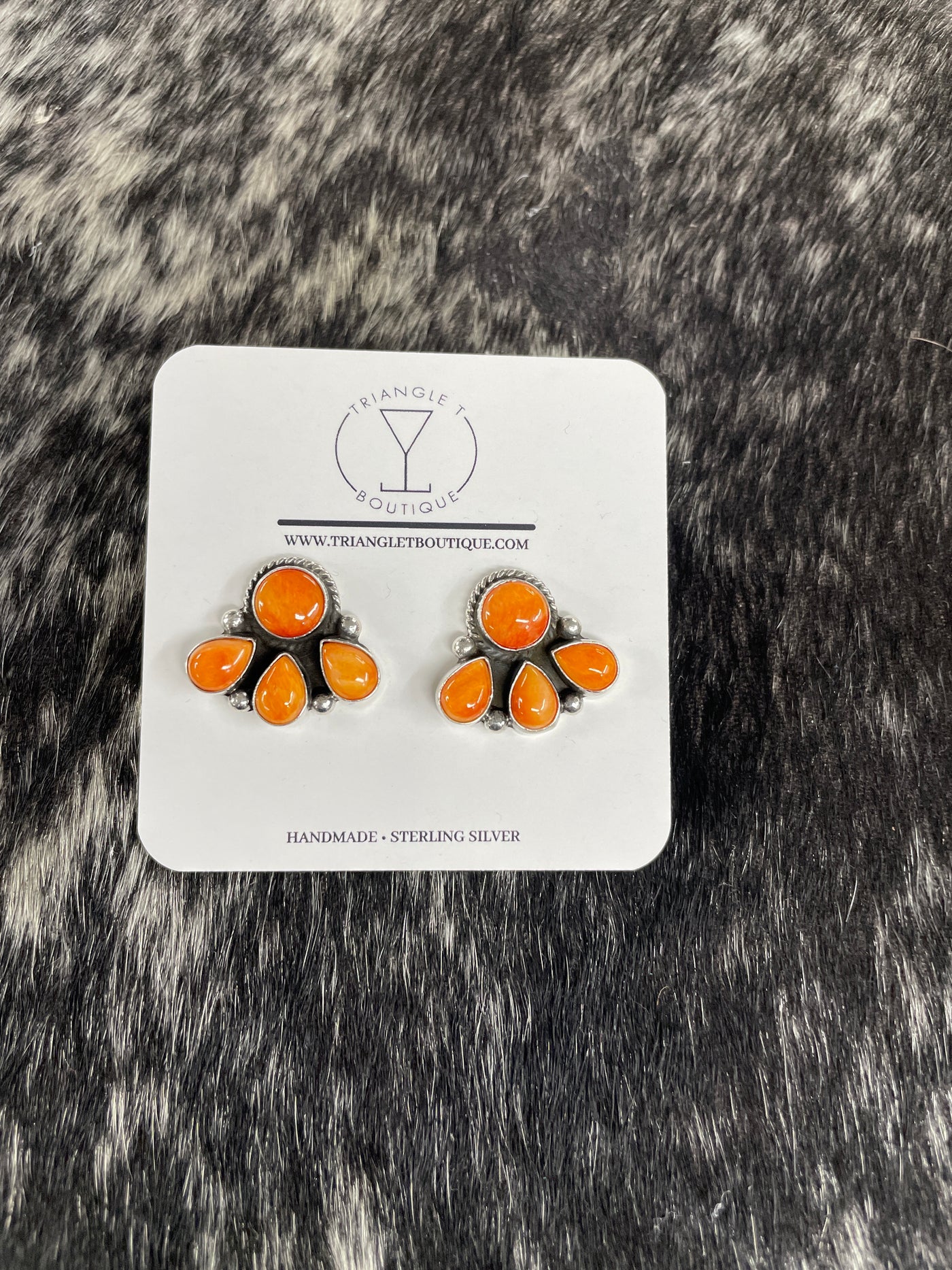 Annalise Spiny Oyster Earrings