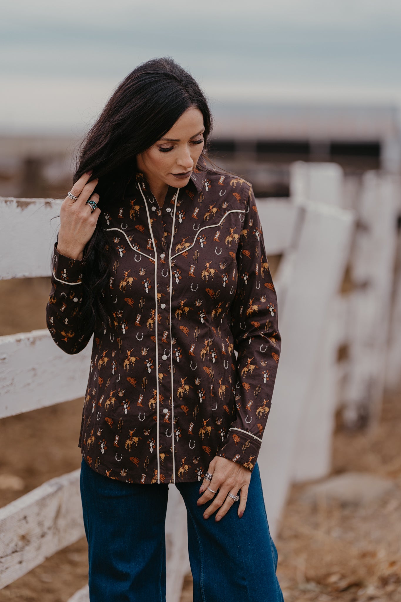 Giddy Up Pearl Snap Top