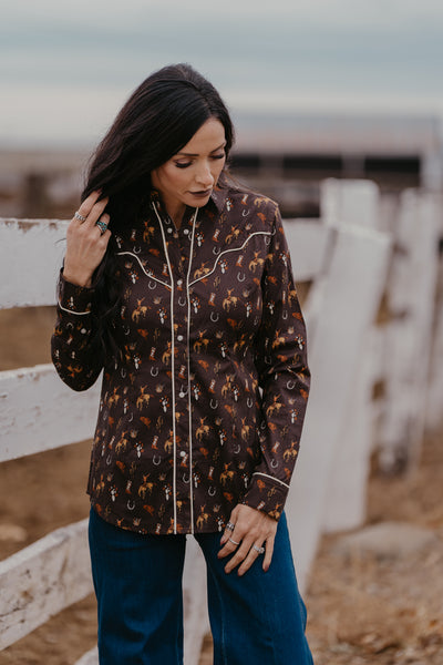 Giddy Up Pearl Snap Top