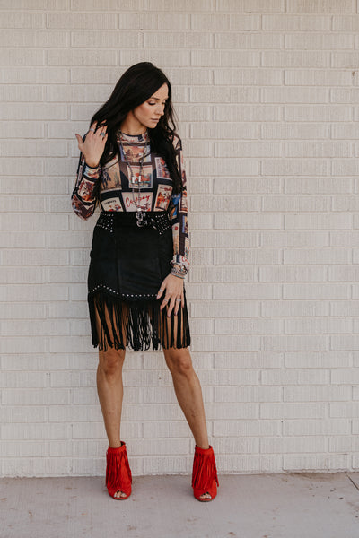 Widow Maker Fringe Skirt
