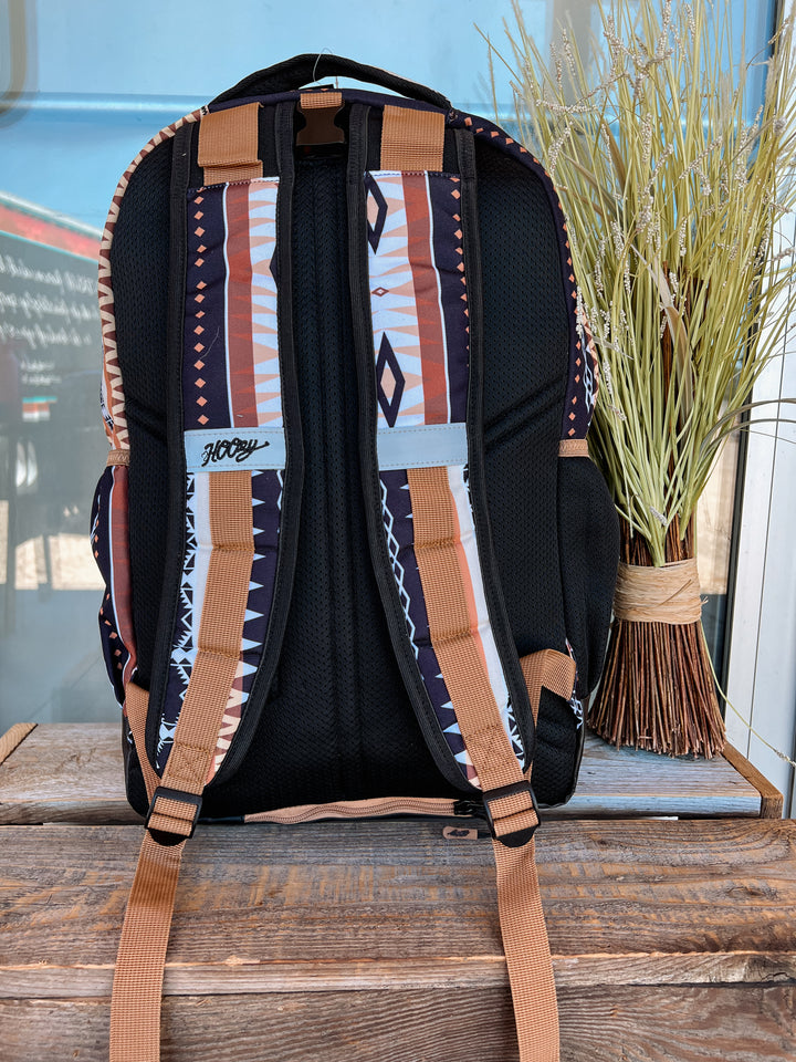 Ox Backpack by Hooey - Rust & Tan Aztec – Triangle T Boutique