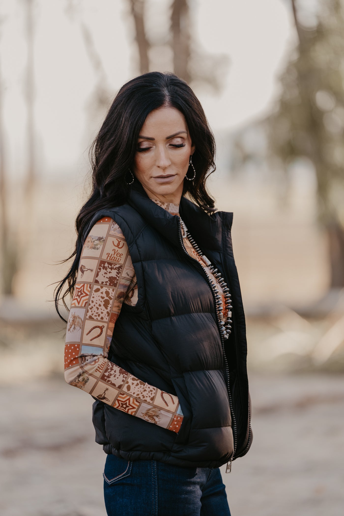 Denzel Puffer Vest by Ariat - Black