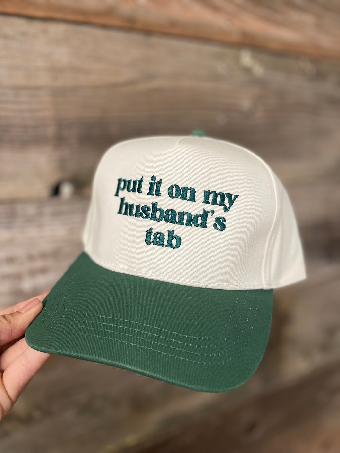Husband's Tab Ball Cap - Green