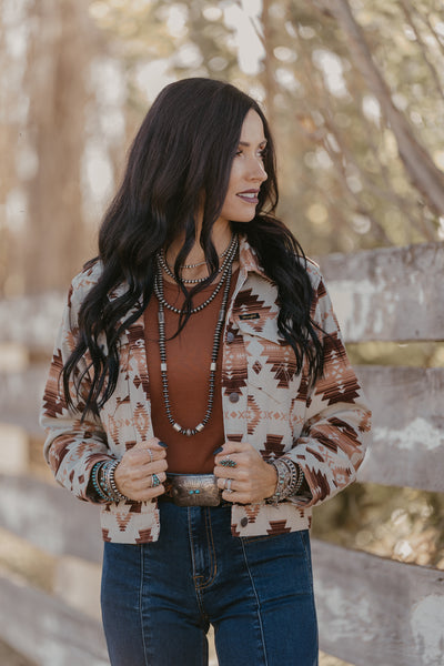 Lainey Aztec Jacket by Wrangler