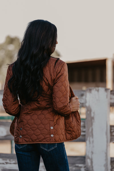 Creede Quilted Jacket - Copper