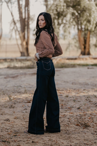 Ridley Pearl Snap Top