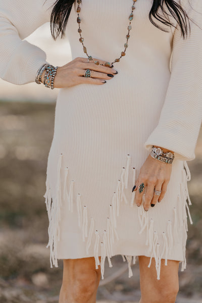 Holly Sweater Dress - Off White