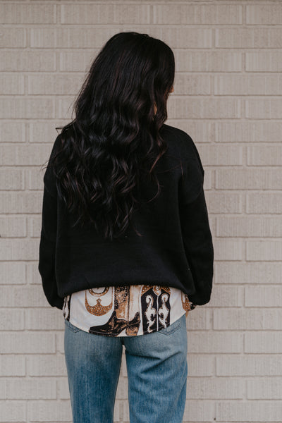 Head Over Boots Pearl Snap Blouse