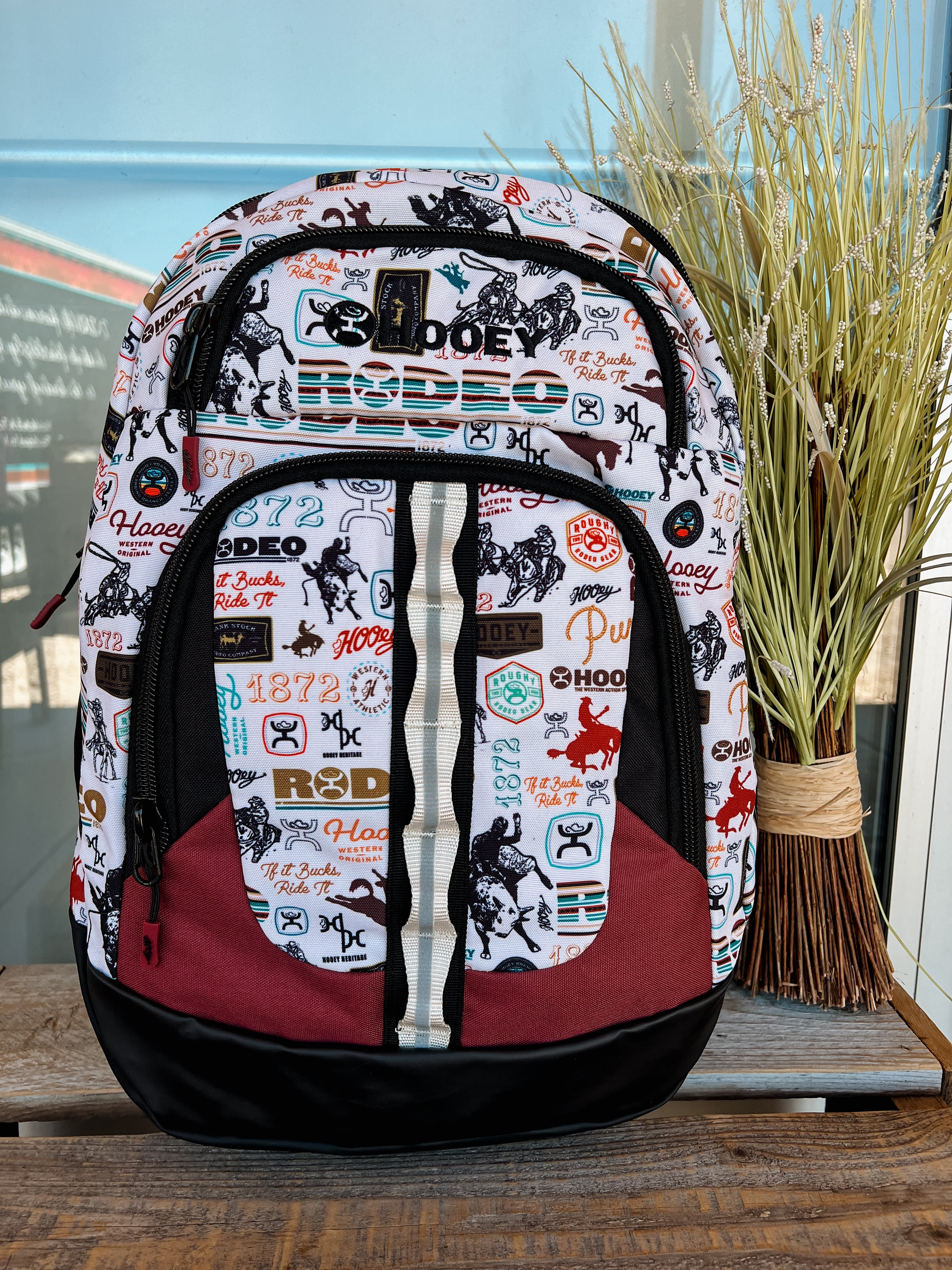 Ox Backpack by Hooey - Cream Rodeo – Triangle T Boutique