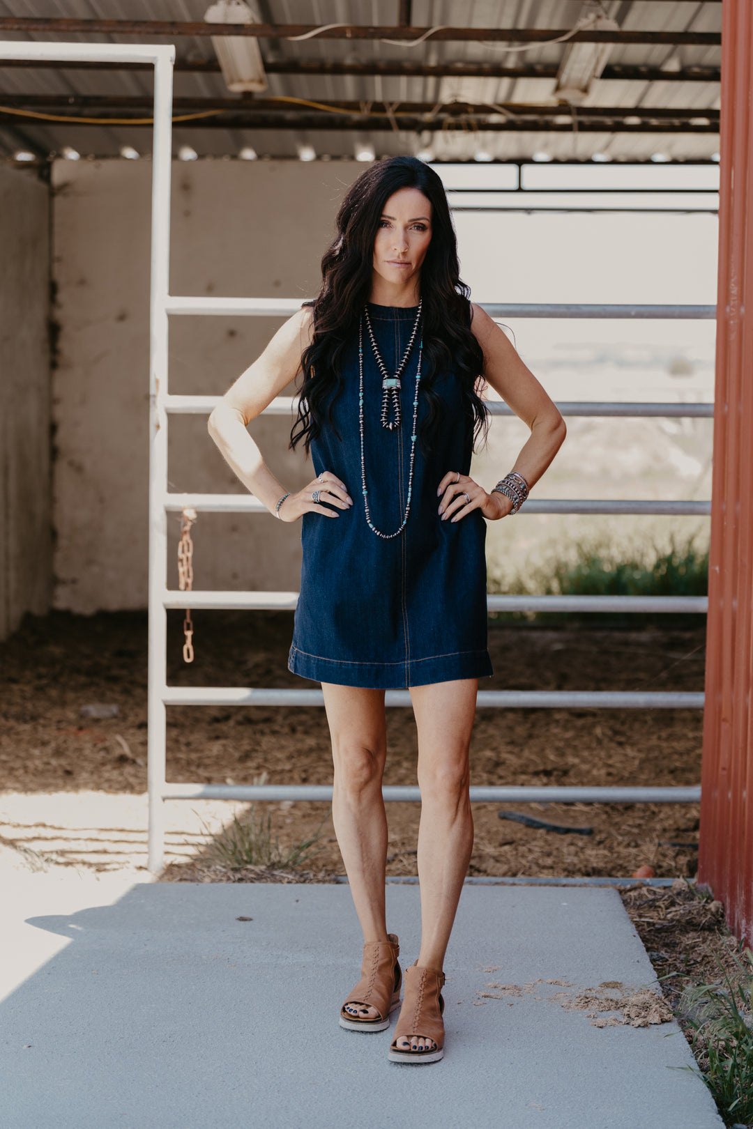 Duke Denim Dress – Triangle T Boutique