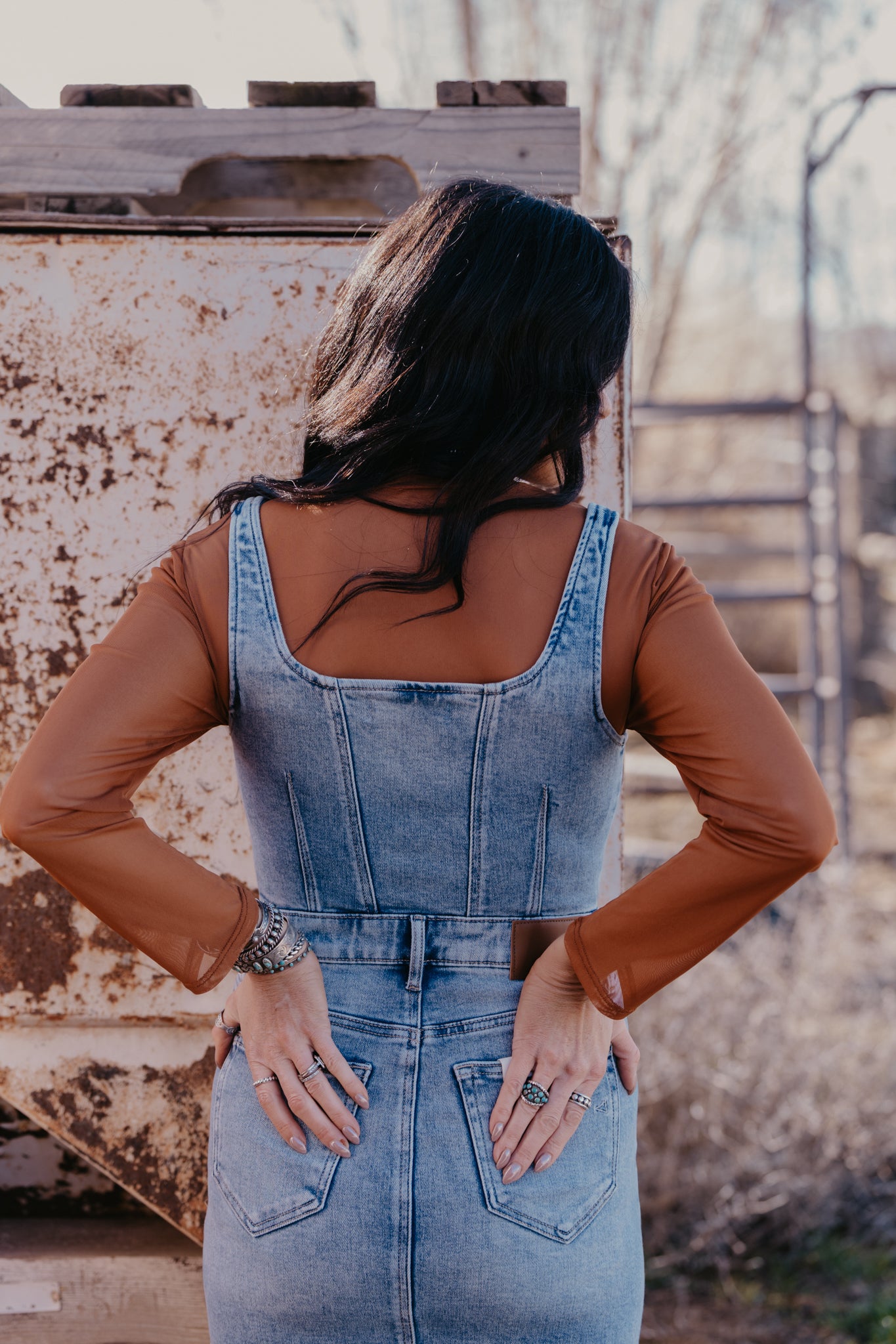 Roxy Denim Dress – Triangle T Boutique