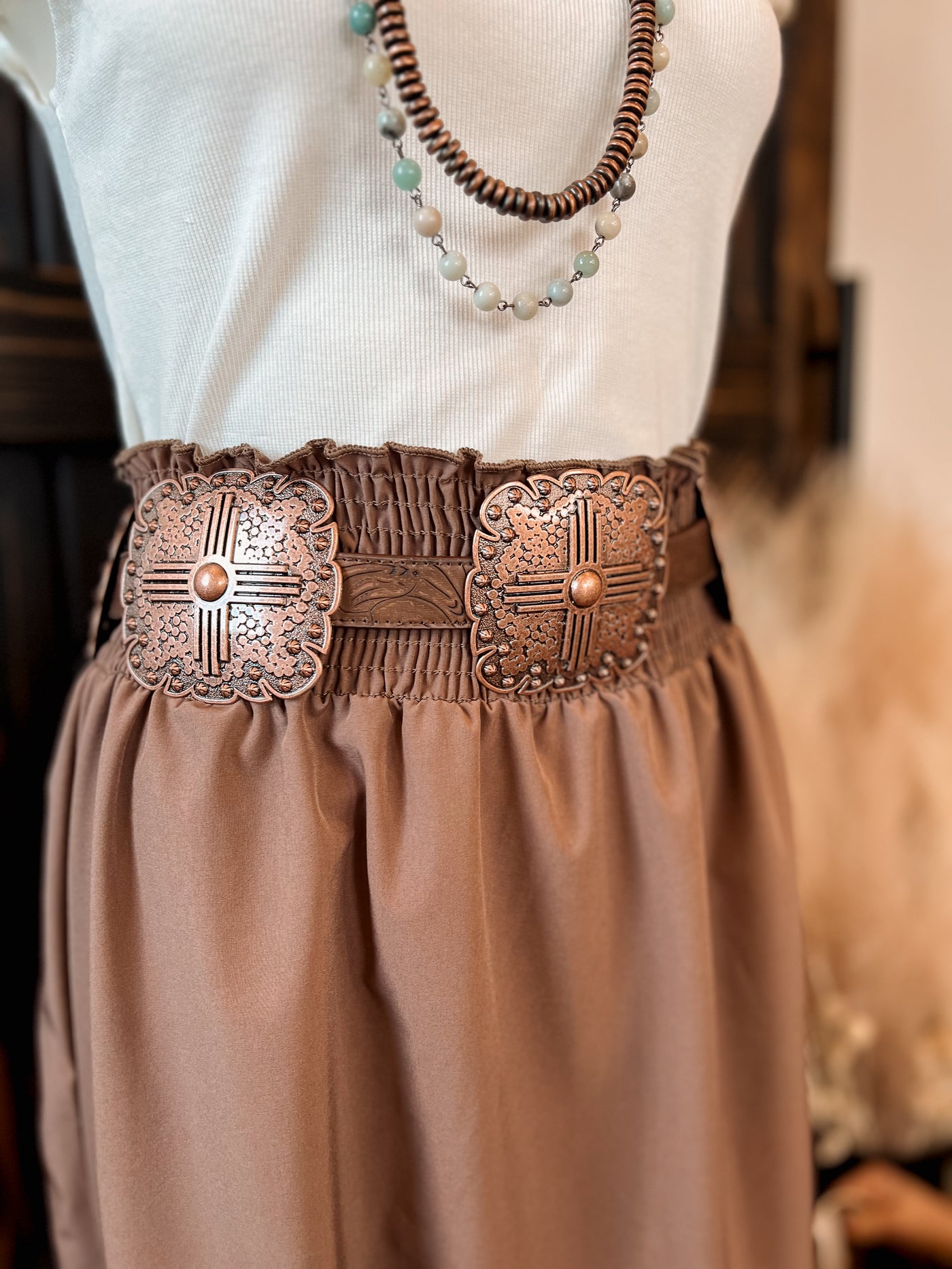 The Zia Concho Belt Brown – Triangle T Boutique
