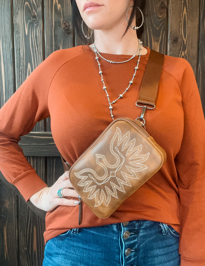 Casanova Bum Bag by Ariat - Brown – Triangle T Boutique