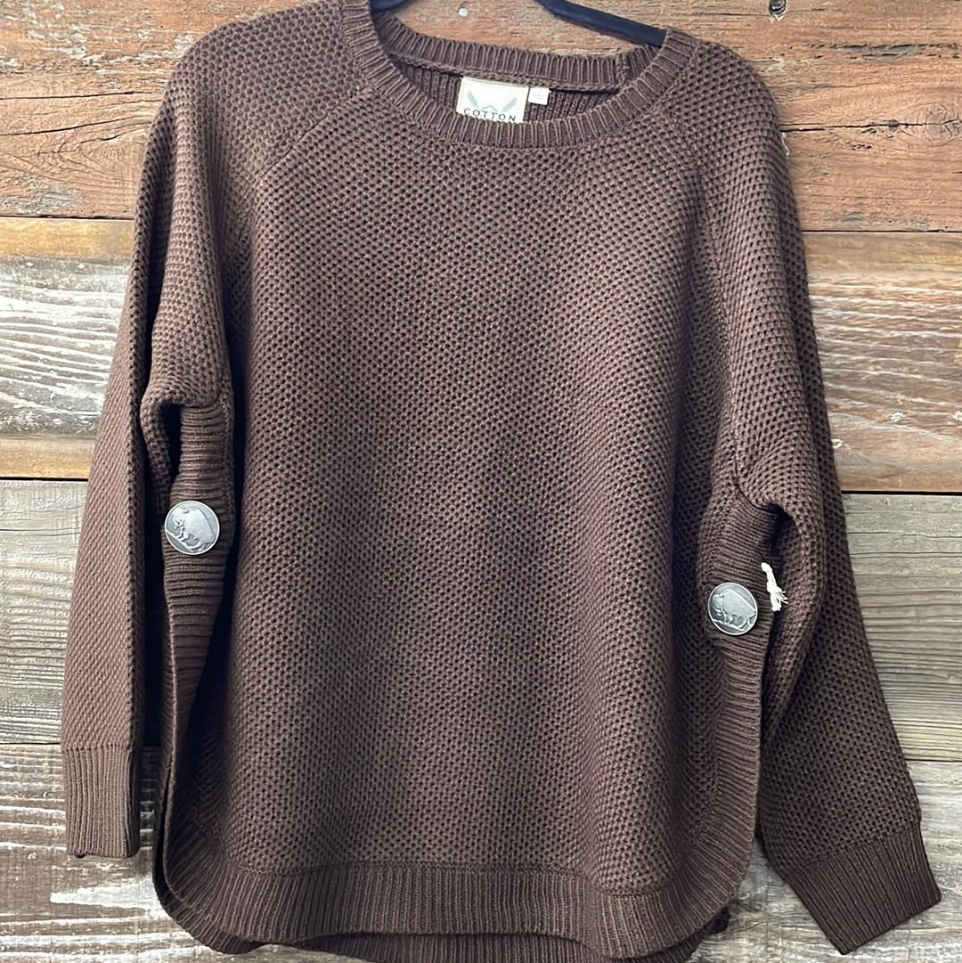 The Slate Creek Sweater - Brown
