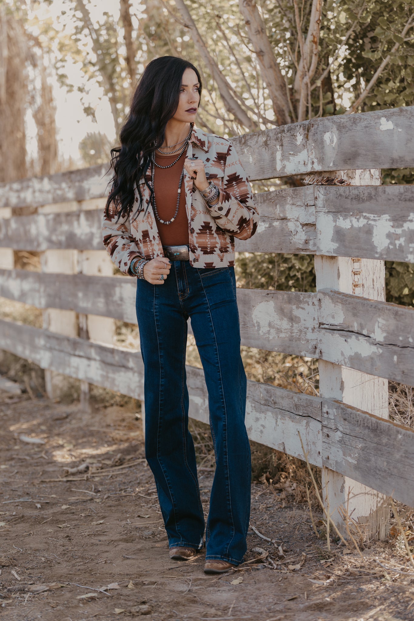 Lainey Aztec Jacket by Wrangler