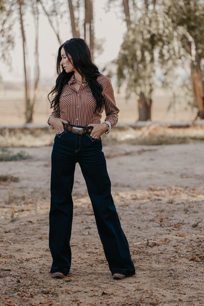 Ridley Pearl Snap Top