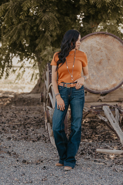 Cloud Basic Tee - Saddle