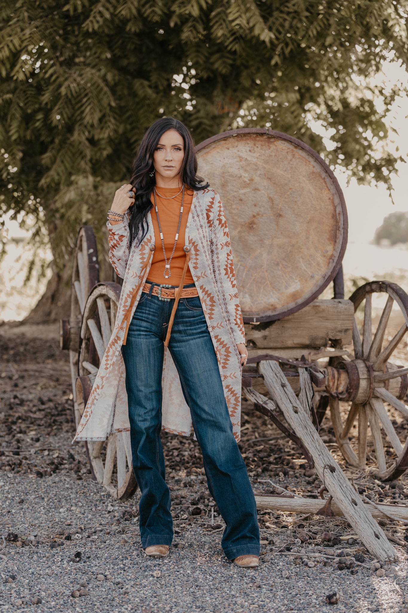 Cloud Basic Tee - Saddle