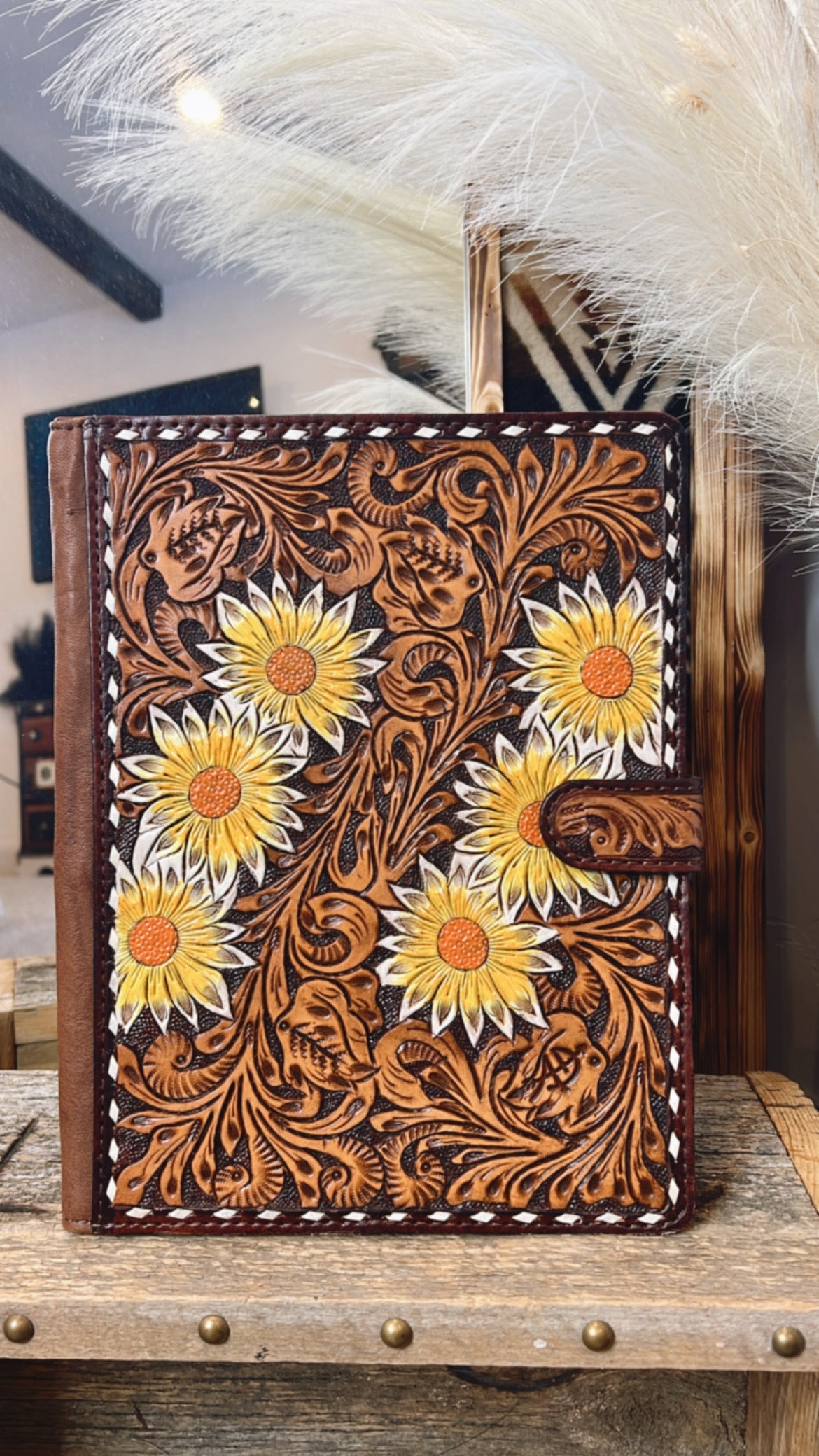 The Sale Yard Legal Notebook Cover - Dark Sunflower