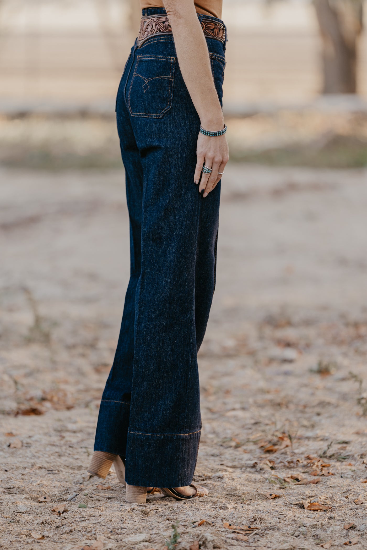 Pecos Wide Leg Tomboy Jeans