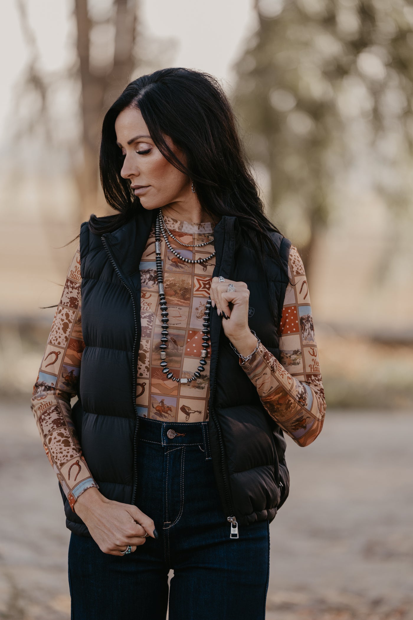 Denzel Puffer Vest by Ariat - Black