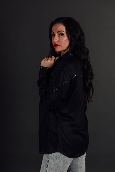 Rhonda Studded Black Shirt by Ariat