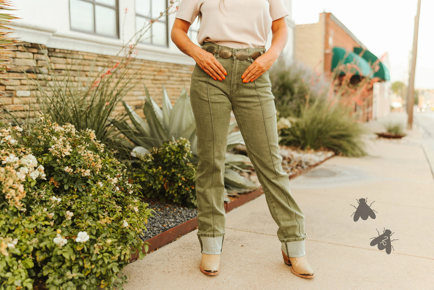 Line Drive Jeans - Agave