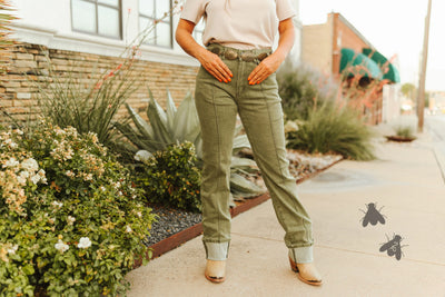 Line Drive Jeans - Agave