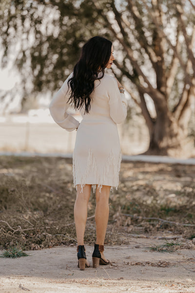 Holly Sweater Dress - Off White