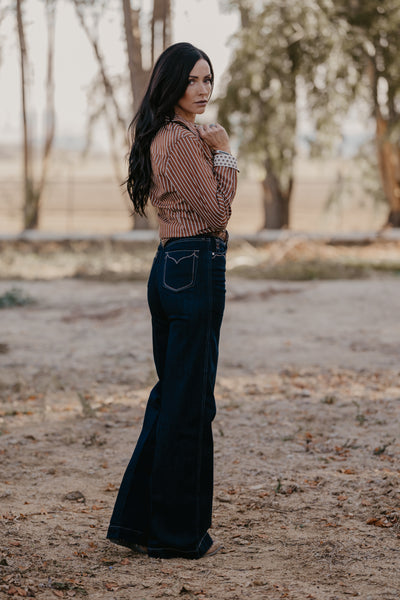 Ridley Pearl Snap Top