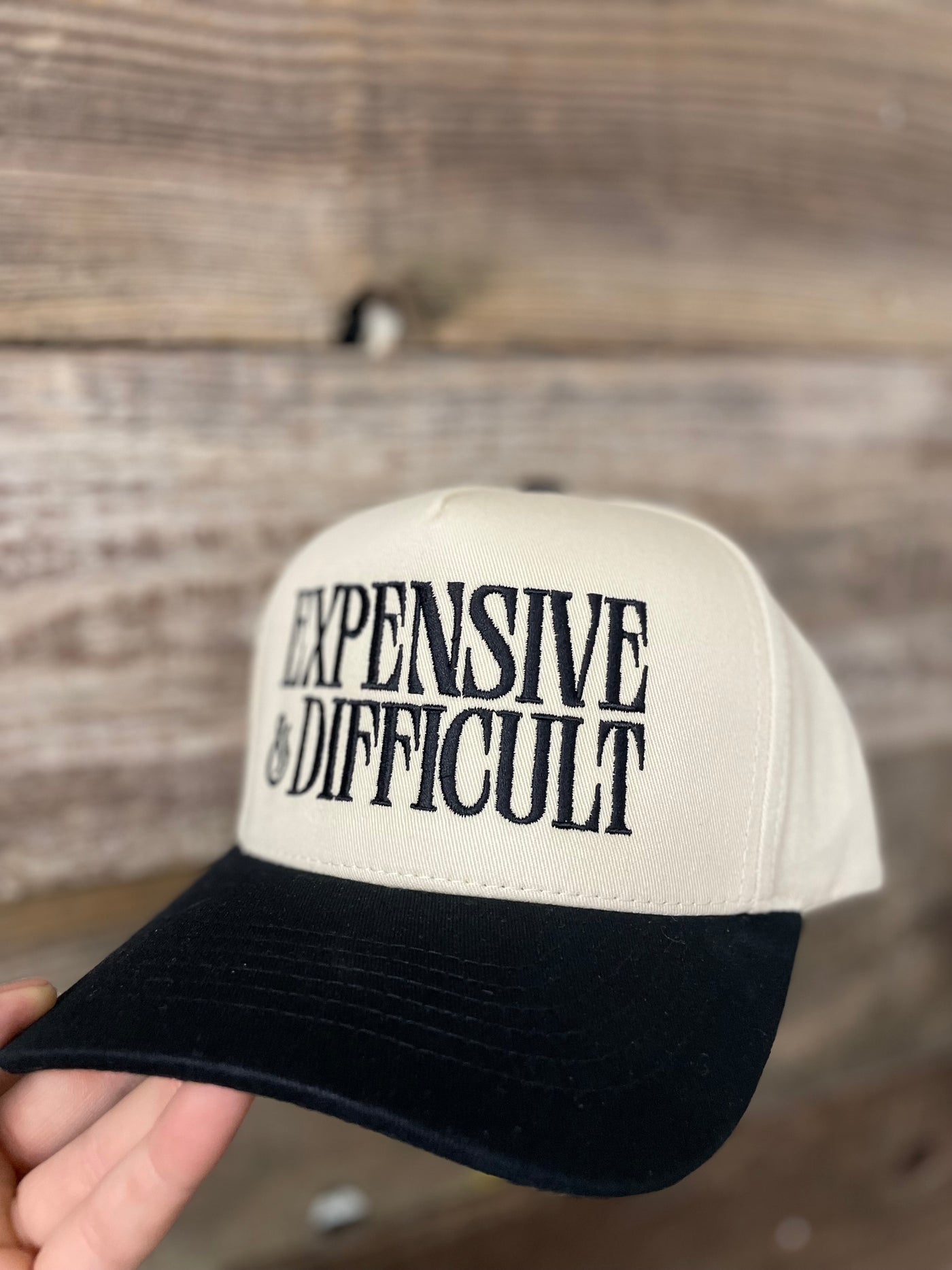 Expensive & Difficult Ball Cap - Black