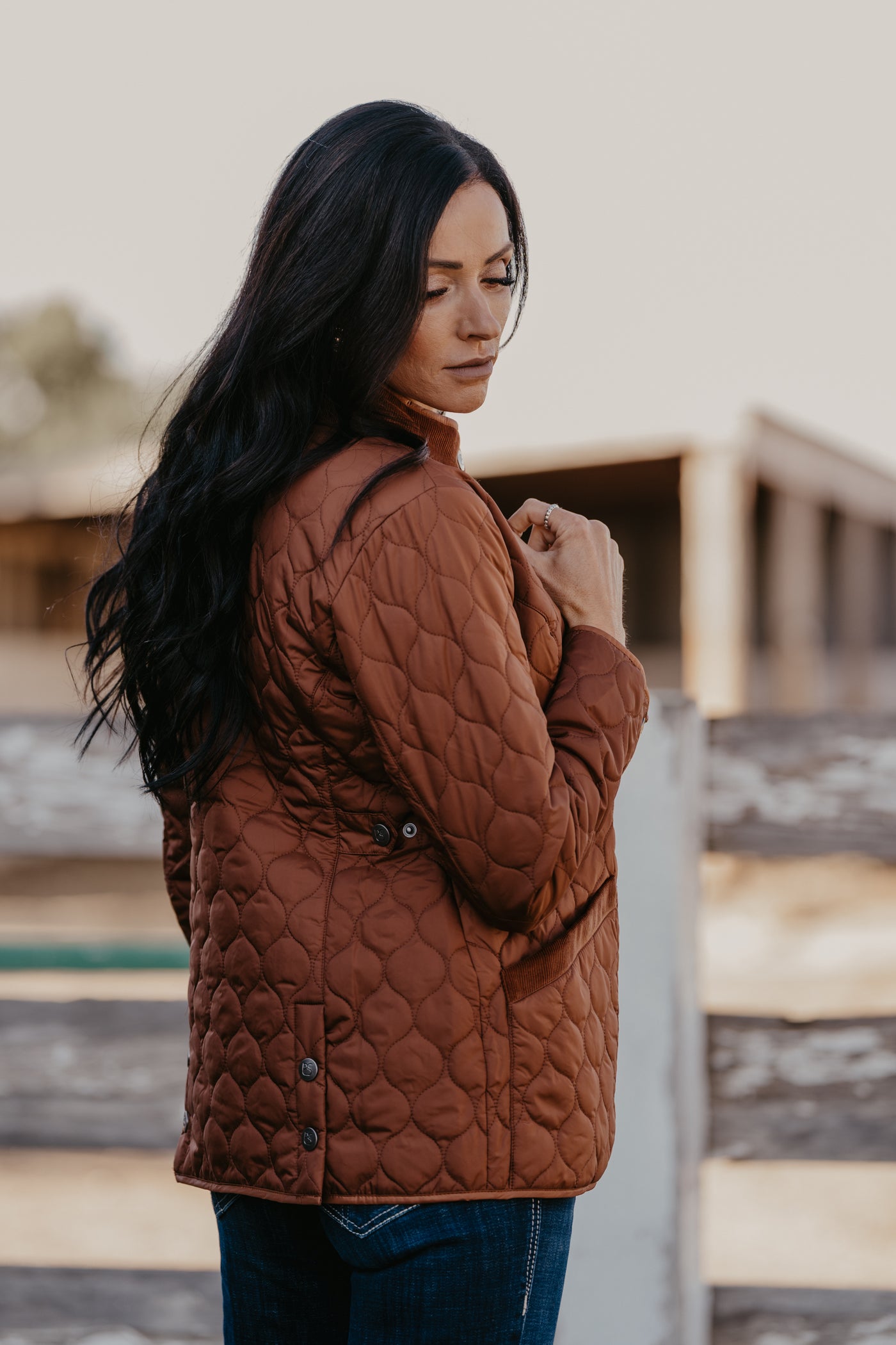 Creede Quilted Jacket - Copper