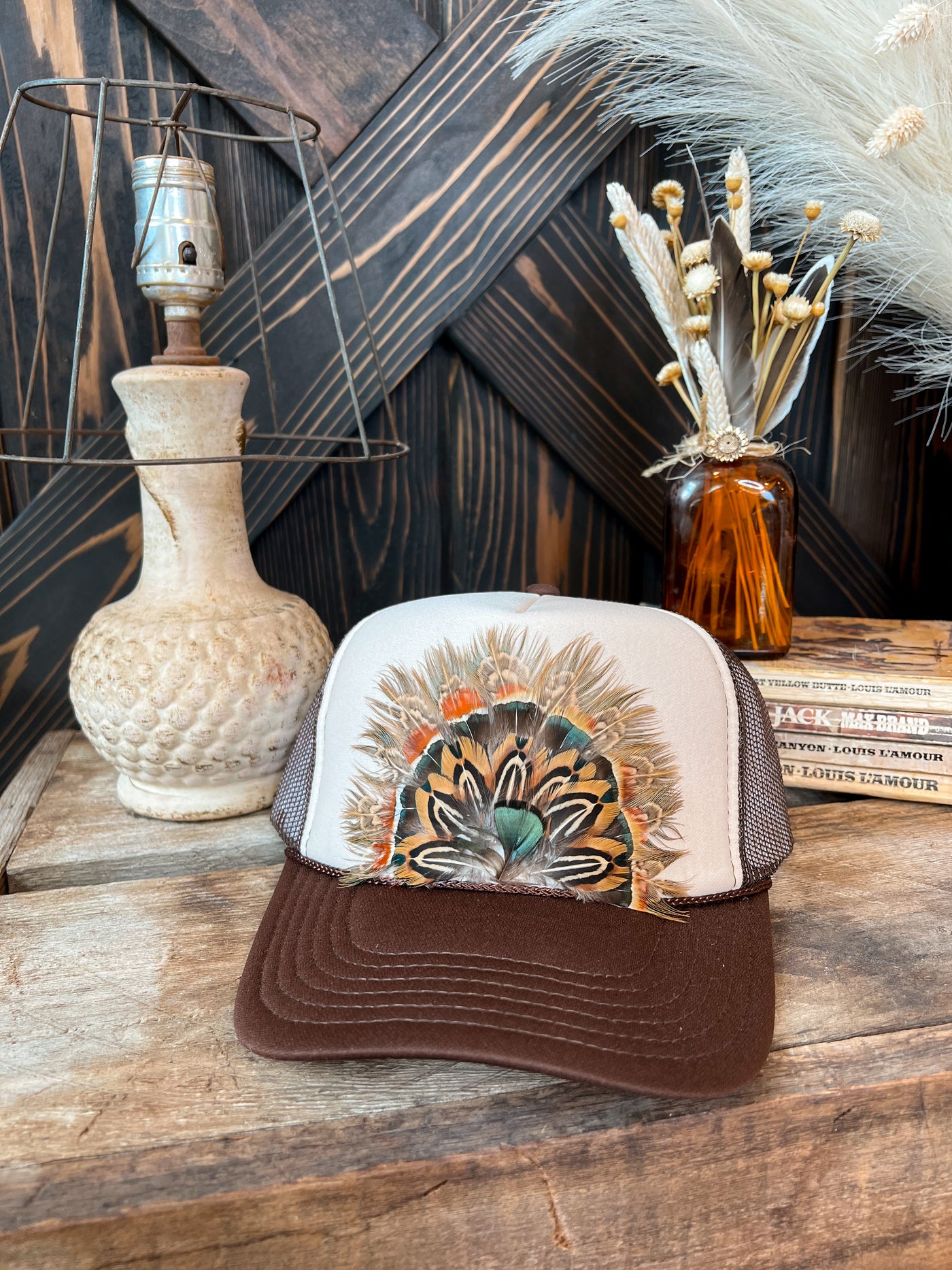 Two-Tone Wilson Feather Trucker Hat - Opt. 3
