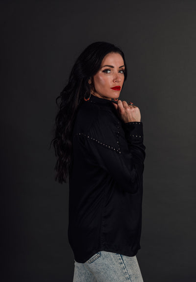 Rhonda Studded Black Shirt by Ariat
