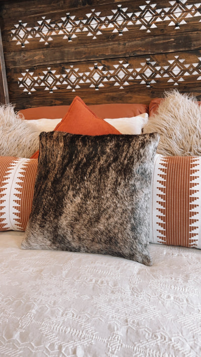 Cowhide Pillow Cover - Opt. 4