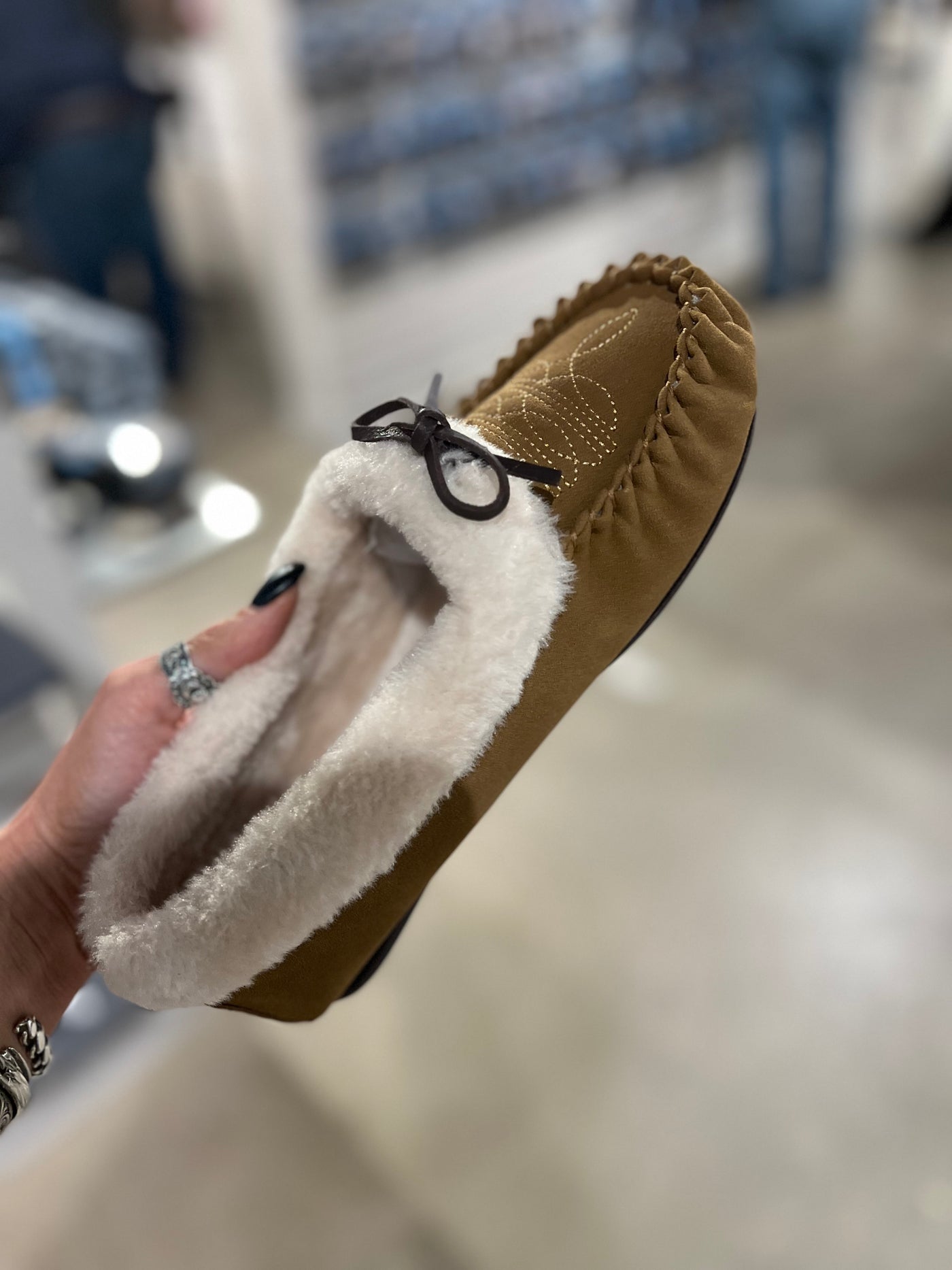 Boot Stitch Moccasin Slippers
