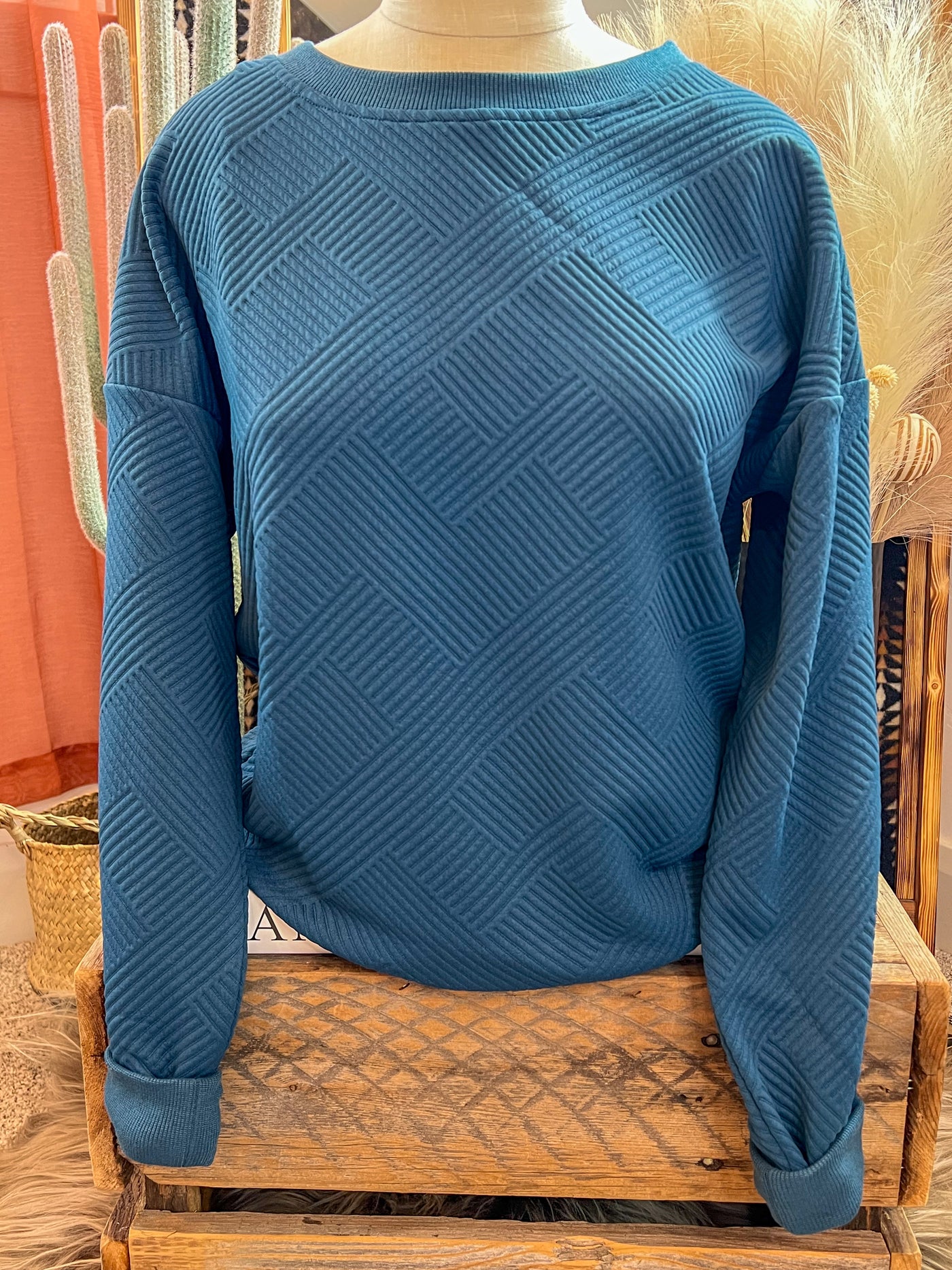 The Rance Sweater - Teal