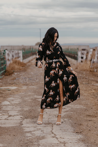 The Vaquera Dress - Black