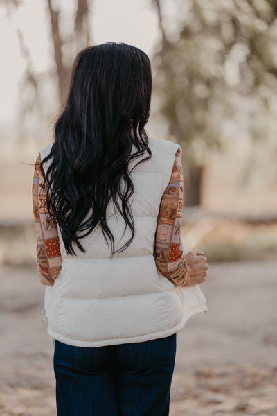 Denzel Puffer Vest by Ariat - Cream