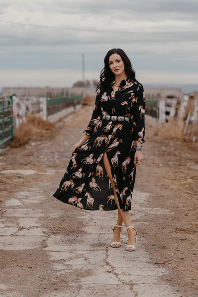 The Vaquera Dress - Black