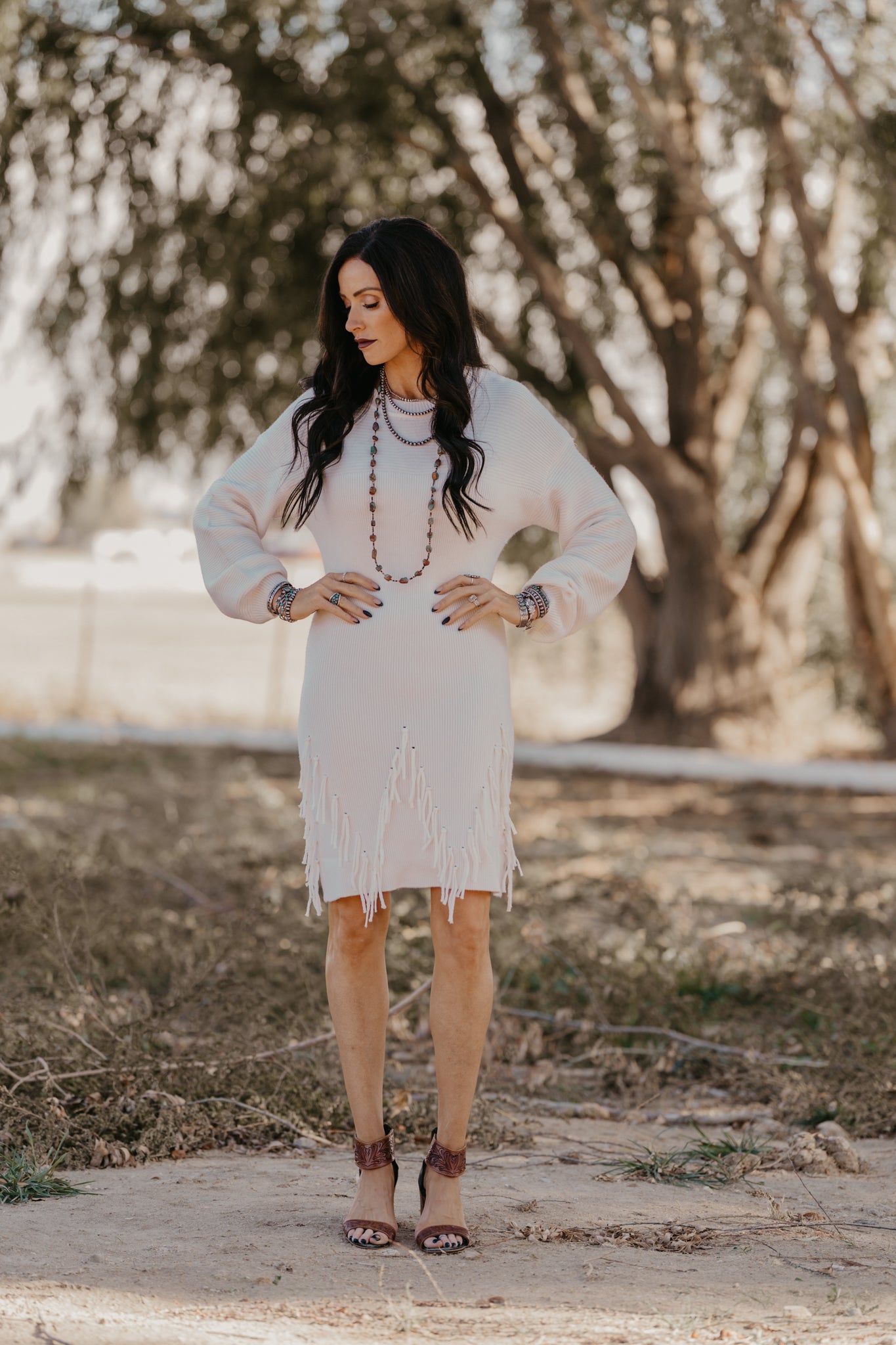 Holly Sweater Dress - Off White