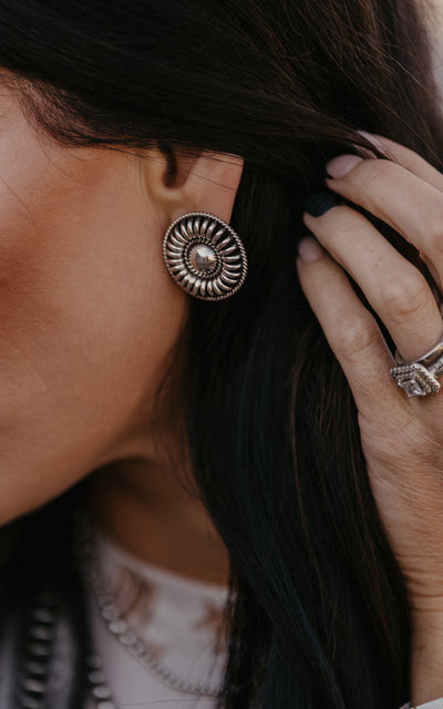 Cow Creek Silver Earrings
