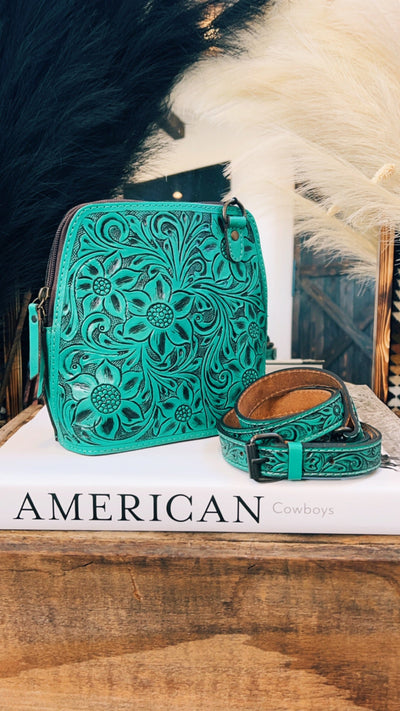 The Baylor Purse - Turquoise