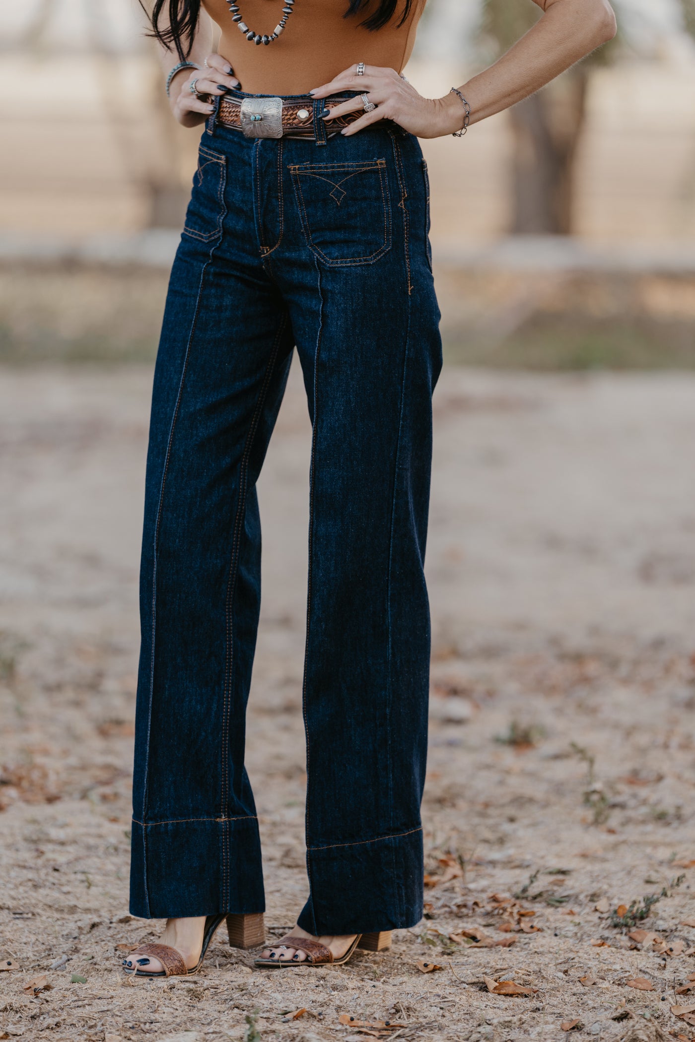 Pecos Wide Leg Tomboy Jeans